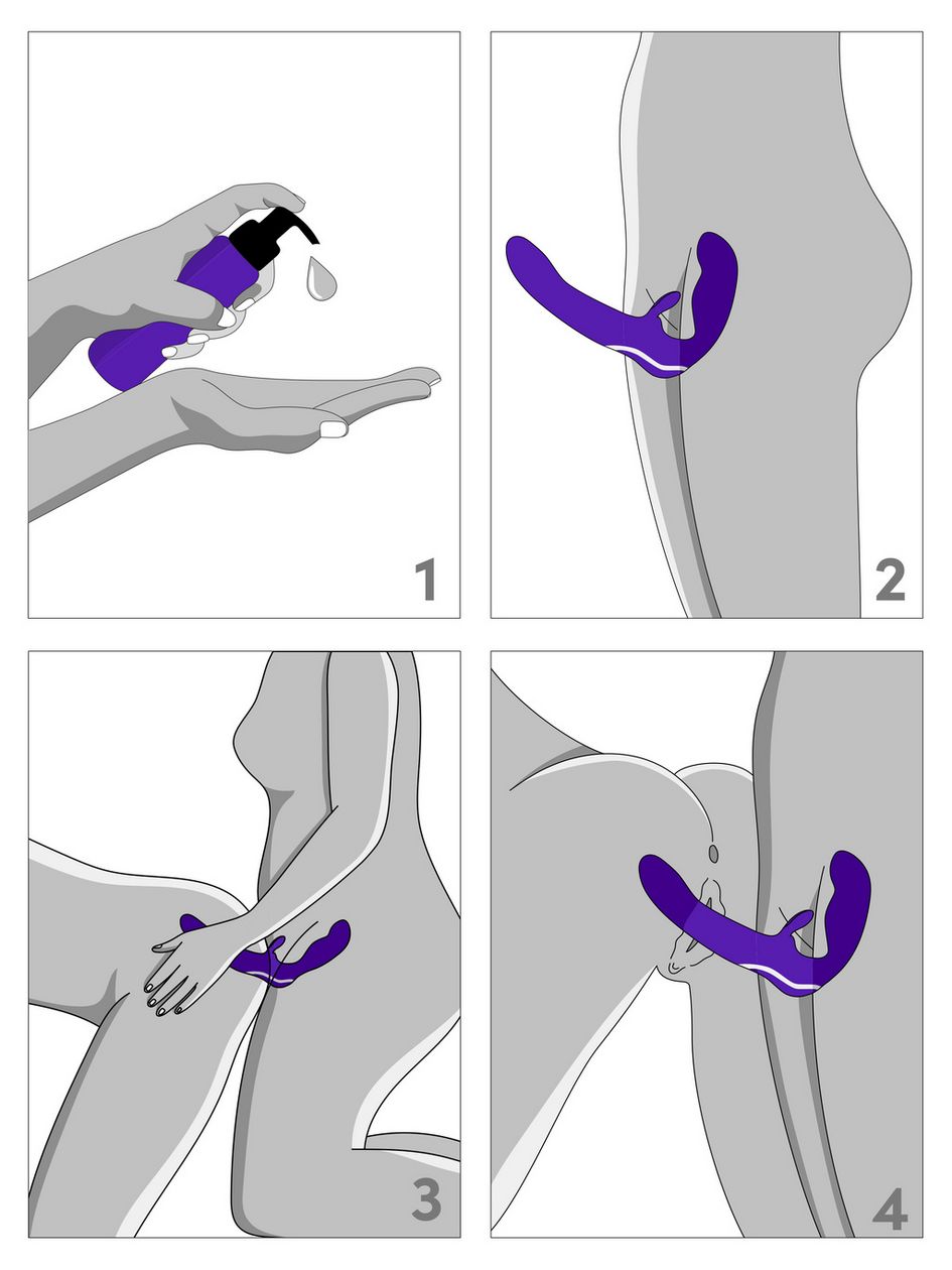 Desire Luxury Rechargeable Strapless Strap-On Dildo Vibrator