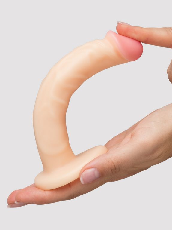 Lifelike Lover Basic Slimline Realistic Anal Dildo 6 Inch Light