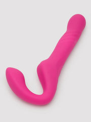 Lovehoney Double Vision Remote Control Thrusting Strapless Strap-on Pink