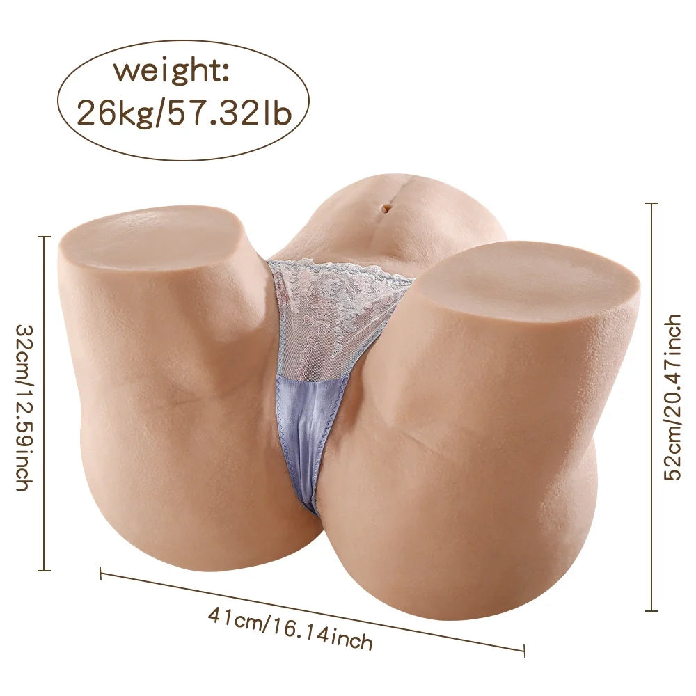 A512 (57.32lb) Doggy Style Luxury BBW Sex Doll Torso With 1:1 Life-Sized Fat Big Ass