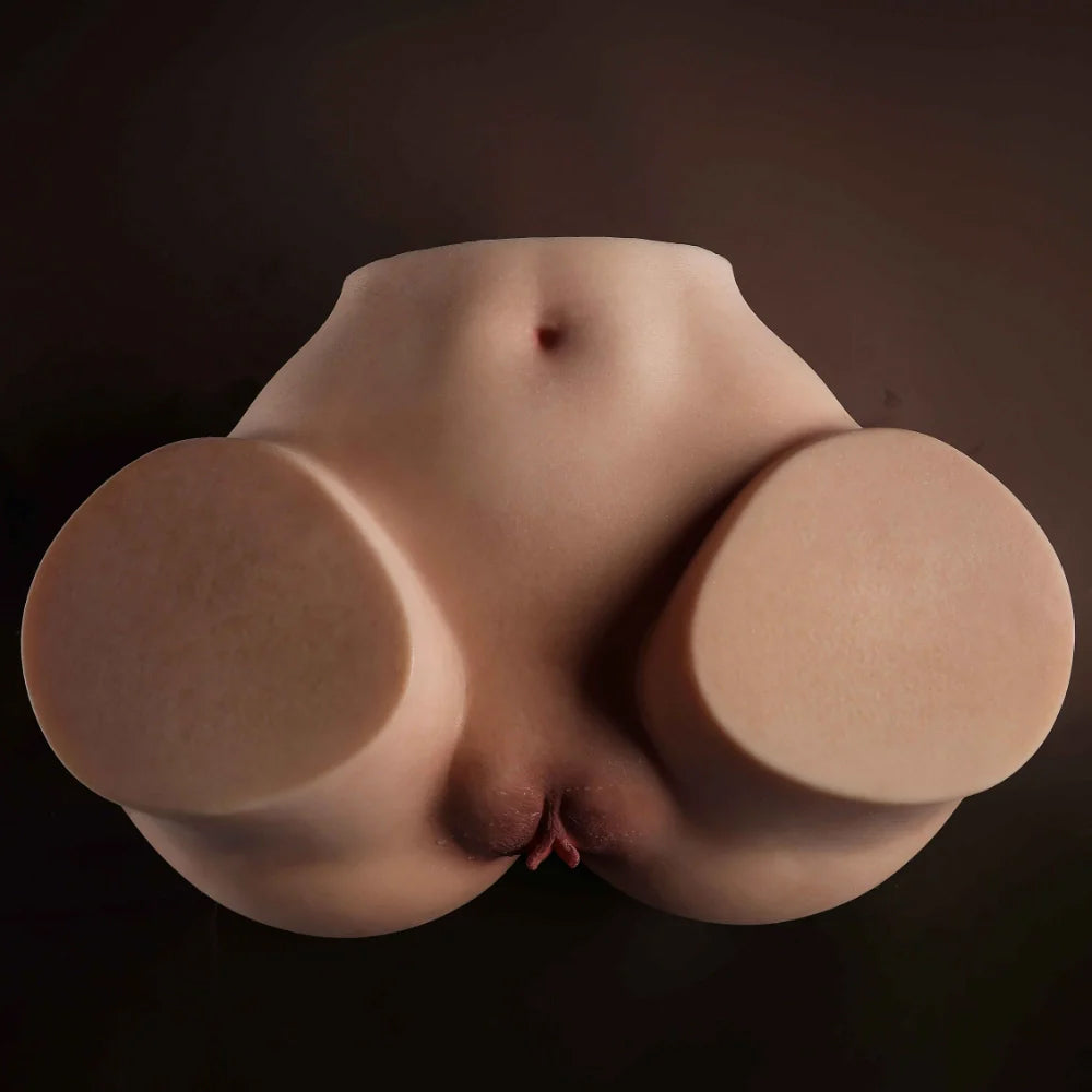 A437-38.8LB Rosie Silicone BBW Big Ass Sex Doll Anal Torso with Bubble Butt
