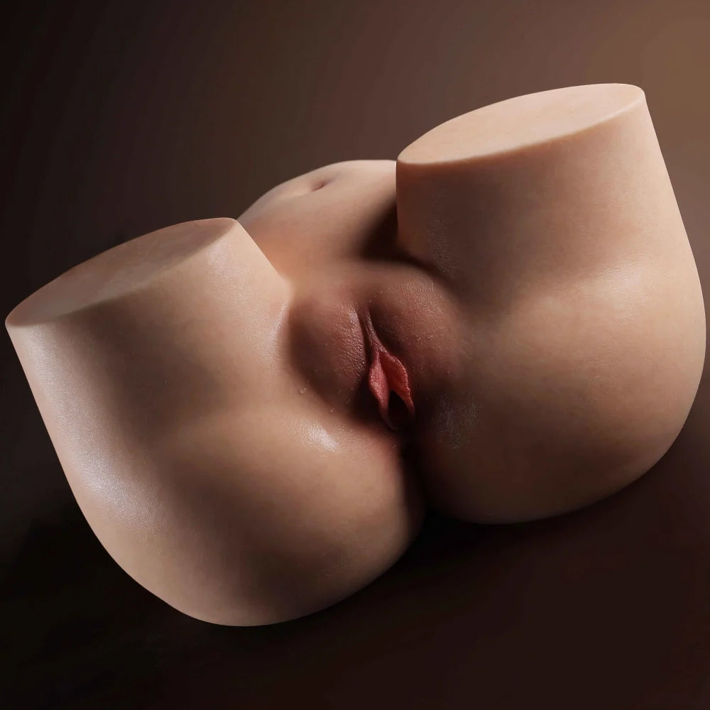 A437-38.8LB Rosie Silicone BBW Big Ass Sex Doll Anal Torso with Bubble Butt