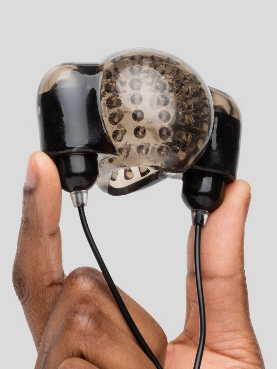 Dual Power Vibrating Penis Head Sleeve