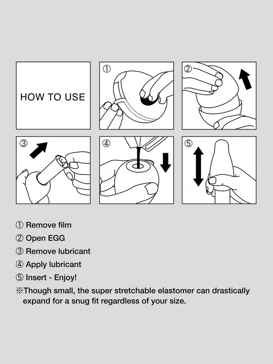 TENGA Egg Lovers Heart Textured Male Masturbator